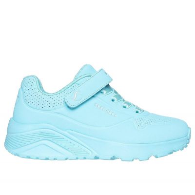 Buty sportowe dziecięce Skechers UNO LITE sneakersy na co dzień niebieskie (310451L-TURQ)
