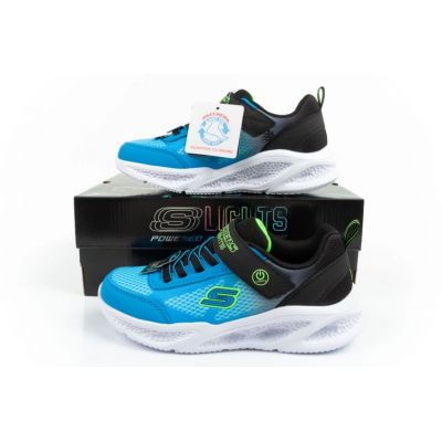 10. Buty Skechers Meteor-Lights-Krendox Jr 401495L/BKBL