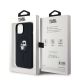 8. Etui Karl Lagerfeld Silicone Karl&Choupette MagSafe na iPhone 15 Plus / 14 Plus - czarne