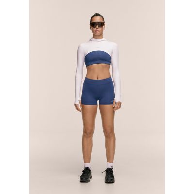 Legginsy treningowe damskie CASALL Performance Running Hot Pants kolor granatowy