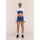 Legginsy treningowe damskie CASALL Performance Running Hot Pants kolor granatowy