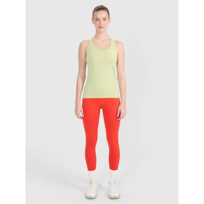 4. Top treningowy slim szybkoschnący damski 4F 4FRSS25TFSLF414-42S