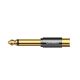 2. Ugreen przejściówka adapter jack 6,35 mm (męski) na RCA (żeński) złoty (AV169 80731)
