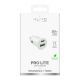 2. Ładowarka samochodowa Puro Pro Lite 1x USB-A + 1x USB-C Power Delivery 20W - biała