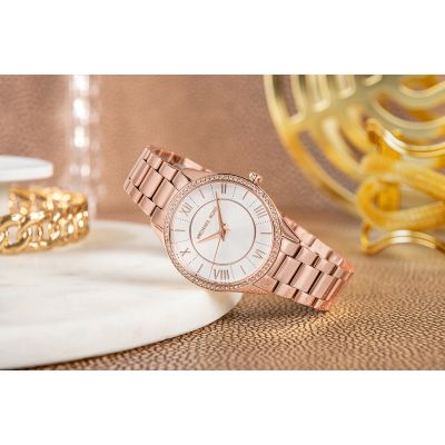 6. Zegarek Damski Michael Kors Lauryn + biżuteria MK4850SET + BOX