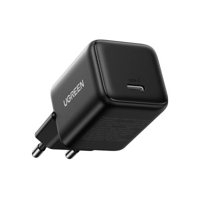 2. Ładowarka sieciowa Ugreen Nexode N Series X513 30W GaN 1x USB-C + kabel USB-C 1m - czarna