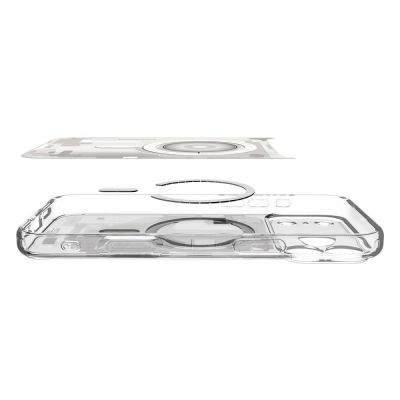 7. Etui Spigen Ultra Hybrid MagSafe na iPhone 17 Pro Zero One - białe