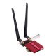 11. Karta sieciowa CUDY WE3000S AX5400 Wi-Fi 6 + BT 5.2 Intel AX210 Radiator PCIe