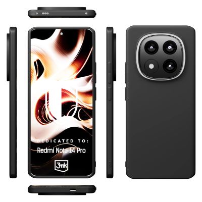 6. Etui 3mk Matt Case na Xiaomi Redmi Note 14 Pro - czarne