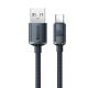 2. Baseus Crystal Shine Series kabel przewód USB do szybkiego ładowania i transferu danych USB Typ A - USB Typ C 100W 2m czarny (CAJY000501)