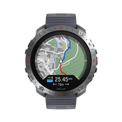 Polar Grit X2 Pro 3,53 cm (1.39") AMOLED Cyfrowy 454 x 454 px Ekran dotykowy Szary GPS
