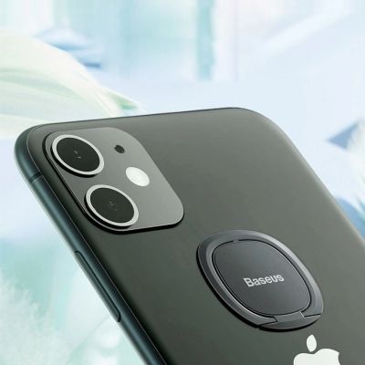 7. Baseus ultracienki samoprzylepny uchwyt ring podstawka do telefonu srebrny (SUYB-0S)