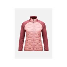 Kurtka damska puchowa PEAK PERFORMANCE W Helium Hybrid Down Jacket kolor różowy