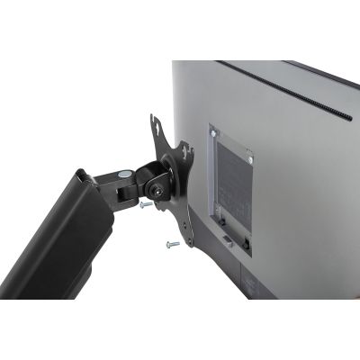 23. Uchwyt ścienny pojedynczy 1xLCD max 32" i 9kg z sprężyną gazową