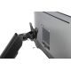 23. Uchwyt ścienny pojedynczy 1xLCD max 32" i 9kg z sprężyną gazową