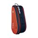 4. Torba tenisowa Wilson Roland Garros 2026 Team 6PK pomarańczowo-granatowa WR8053301001