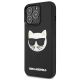 2. Etui Karl Lagerfeld 3D Rubber Choupette na iPhone 13 Pro / iPhone 13 - czarne
