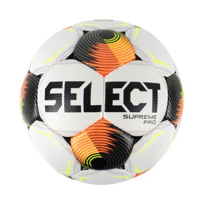 Piłka nożna Select Supreme Pro FIFA Basic biało-czarno-pomarańczowa 1001356/111148