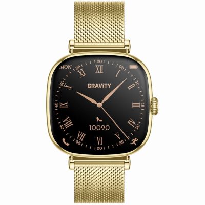 8. Smartwatch Gravity Złoty Bransoleta + Pasek GT32-2
