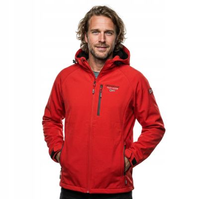 5. Kurtka Softshell Geographical Norway Takito DB 009 M WY1162H/GN-RED