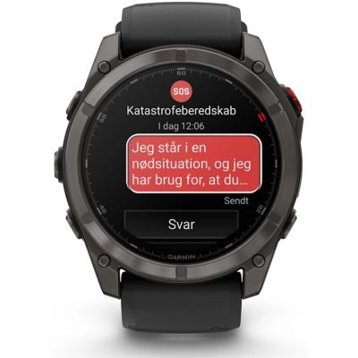 2. Garmin Fenix 8 Pro 51 mm AMOLED Black 3,56 cm (1.4")