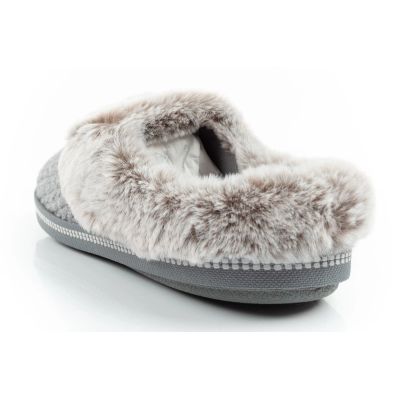 5. Skechers kapcie damskie Cozy Campfire laczki ocieplane modne
