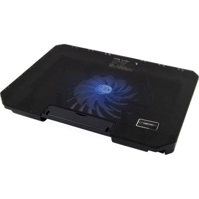 4. Podstawka chłodząca pod notebook Esperanza EA141 (17.x cala; 1 wentylator; HUB)