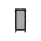26. LANBERG SZAFA INSTALACYJNA RACK STOJĄCA 19" 24U 600X600 CZARNA DRZWI PERFOROWANE LCD (FLAT PACK) V2