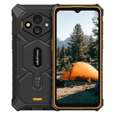 Ulefone RugKing 3 Pro 16,7 cm (6.56") Dual SIM Android 15 4G USB Type-C 8 GB 128 GB 5700 mAh, pomarańczowo-czarny