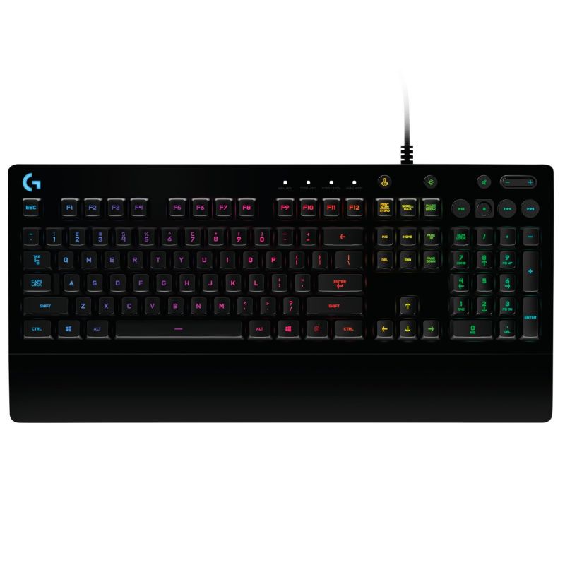 2. Logitech G 920-008090 klawiatura Gaming USB QWERTY Skandynawia Czarny