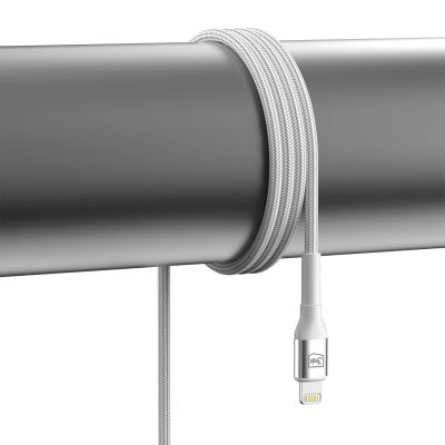12. Kabel 3mk Hyper 3mk Hyper Cable N-SERIES USB-A / Lightning 2m 5V/2.4A 12W / biały