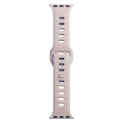 10. Pasek silikonowy 3mk Silicone Watch Strap do Apple Watch 38 / 40 / 41 mm - beżowy