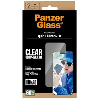 5. Szkło hartowane PanzerGlass Ultra-Wide Fit EasyAligner na iPhone 17 Pro