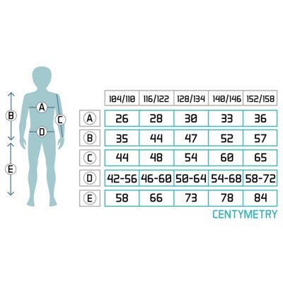 6. Bielizna termoaktywna Meteor Jr 140-146 cm 47132
