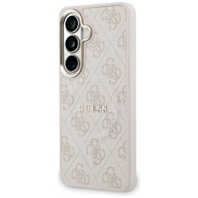 2. Etui Guess 4G Embossed Ring MagSafe na Samsung Galaxy S26 - różowe