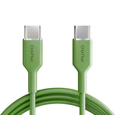 Kabel Puro ICON USB-C - USB-C 1,5m - zielony