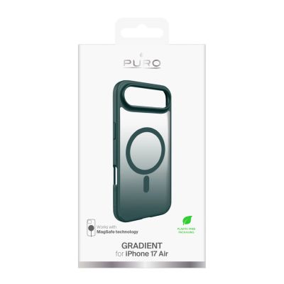 2. Etui Puro Gradient TPU kompatybilne z MagSafe na iPhone 17 Air - turkusowe
