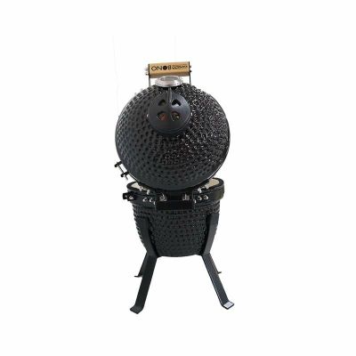 2. Kamado Bono Picnic Ceramic Grill 13” Kamado barbecue/grill Wózek Węgiel drzewny (paliwo) Czarny