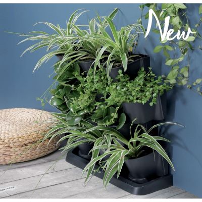 34. KWIETNIK OGRÓD WERTYKALNY STOJĄCY ANTRACYT