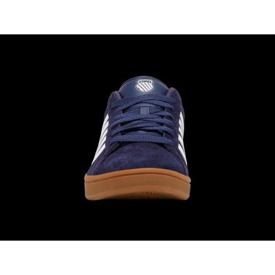 3. Sneakersy K-swiss COURT TIEBRK II SDE NAVAL ACADEMY/BRIGHT WHITE/GUM-M (09492-465-M)
