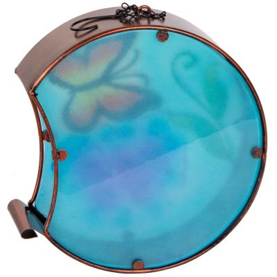 13. DEKORACJA OGRODOWA 22,5x8x22CM WITRAŻ WISZĄCY LAMPION