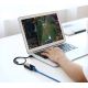 3. Ugreen zewnętrzna karta sieciowa RJ45 - USB 2.0 100 Mbps Ethernet czarny (CR110 20254)