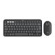 10. Logitech 920-012239 klawiatura Dołączona myszka Uniwersalne RF Wireless + Bluetooth QWERTY Amerykański międzynarodowy Grafitowy
