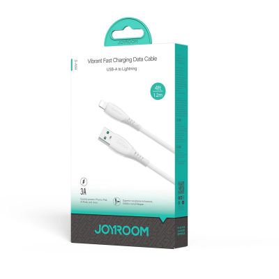 5. Kabel Joyroom S-A59 Vibrant Series 3A USB-A - Lightning 1,2m - biały