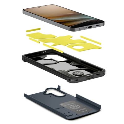 6. Etui Spigen Tough Armor na Samsung Galaxy A57 5G - granatowe