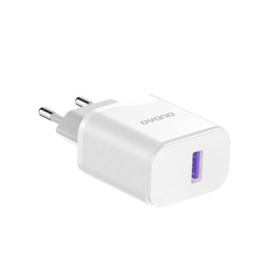 3. Ładowarka Dudao A20EU sieciowa USB-A 18W - biała + kabel USB-A - USB-C