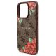 6. Etui Guess 4G Flowers Print MagSafe na iPhone 16 Pro Max 6.9" - brązowe