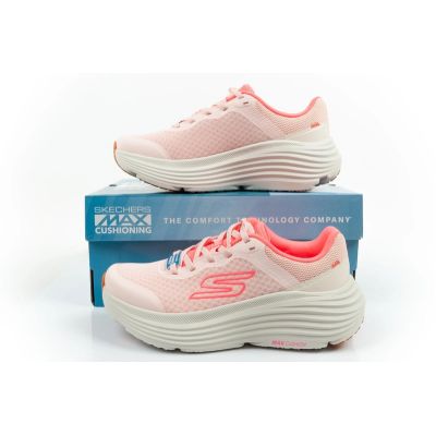 10. Skechers buty damskie sportowe Max Cushioning do biegania lekkie różowe