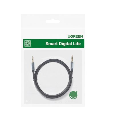 12. Ugreen kabel audio AUX wtyczka prosta minijack 3,5 mm 5m niebieski (AV112)