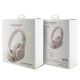 4. Słuchawki nauszne Guess 4G Script Bluetooth - różowe